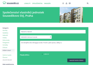 Komunikujte se sousedy přes webový portál