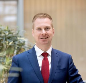 Přednáška Martina Záklasníka na téma E.ON Lovebrand v prostorách VŠE